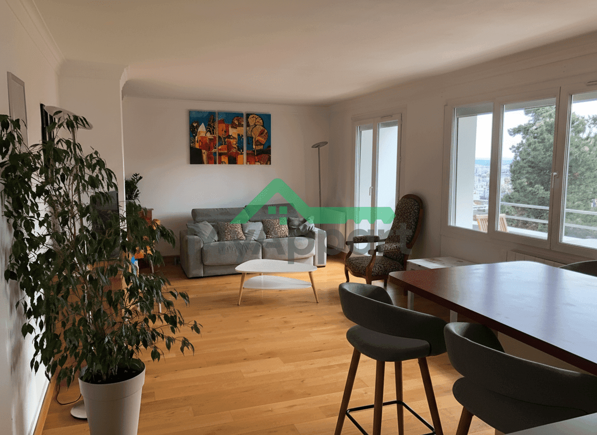 Appartement 83 m² meublé très lumineux à la Croix Rousse avec terrasse et vues sur Lyon — photo 1