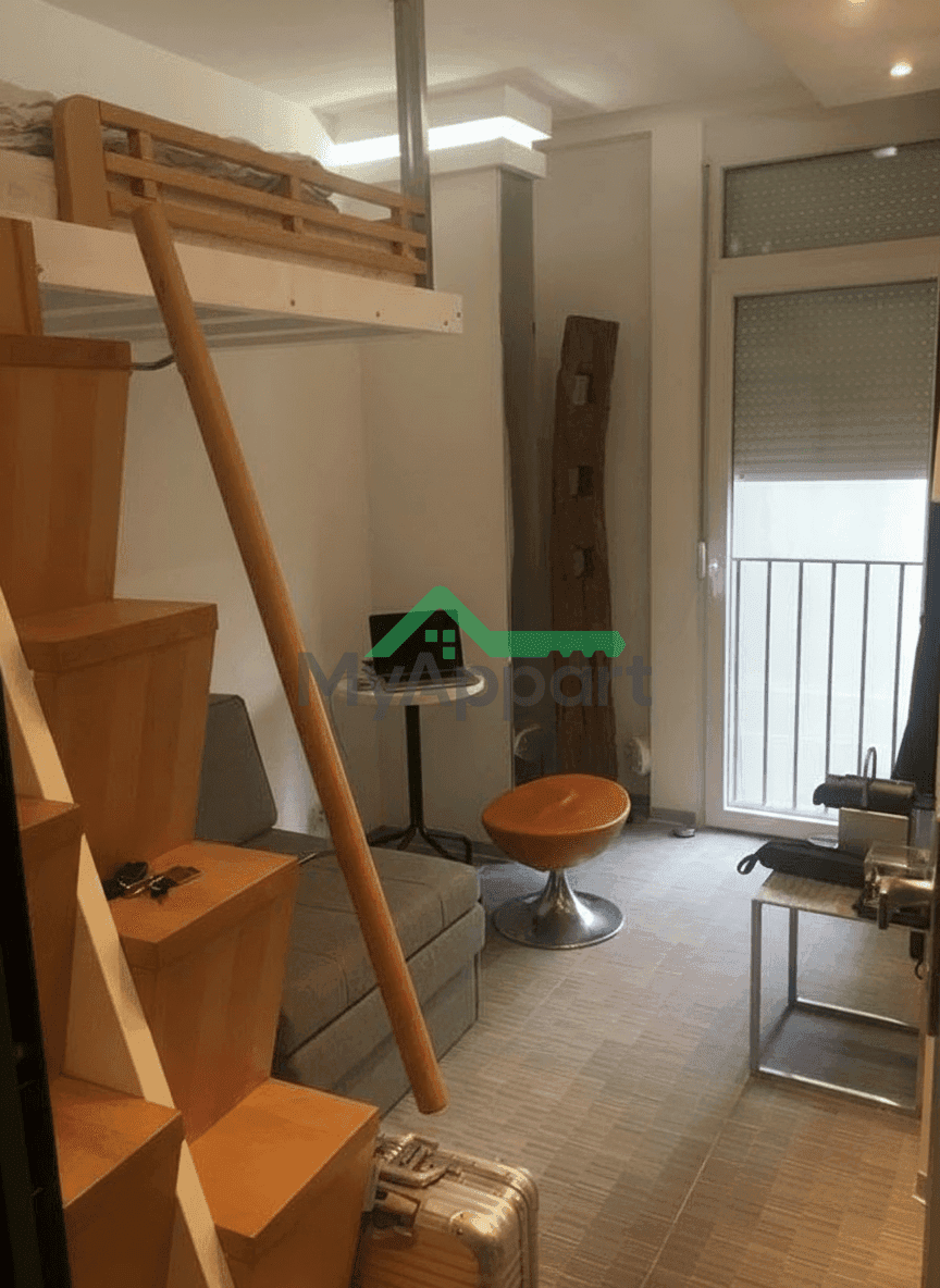 Location studio meuble standing Bir Hakeim M6 — photo 1