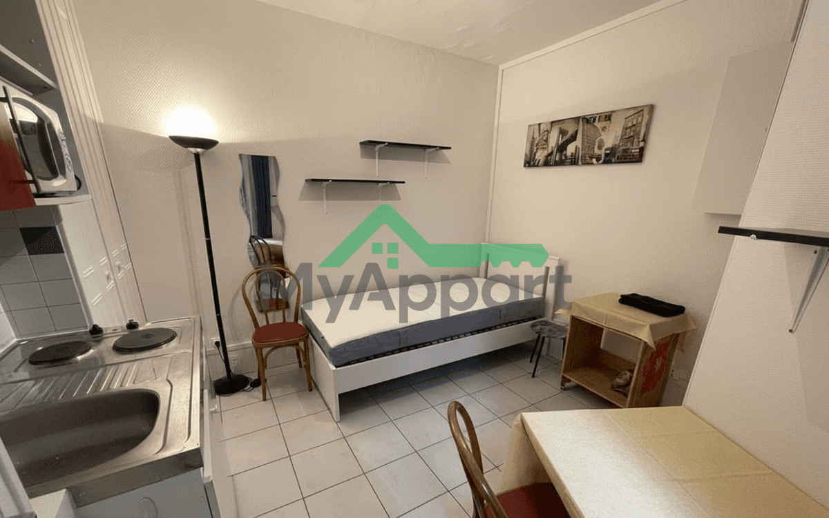 Location meublée studio 13 m² Paris 14E (75014) — photo 1