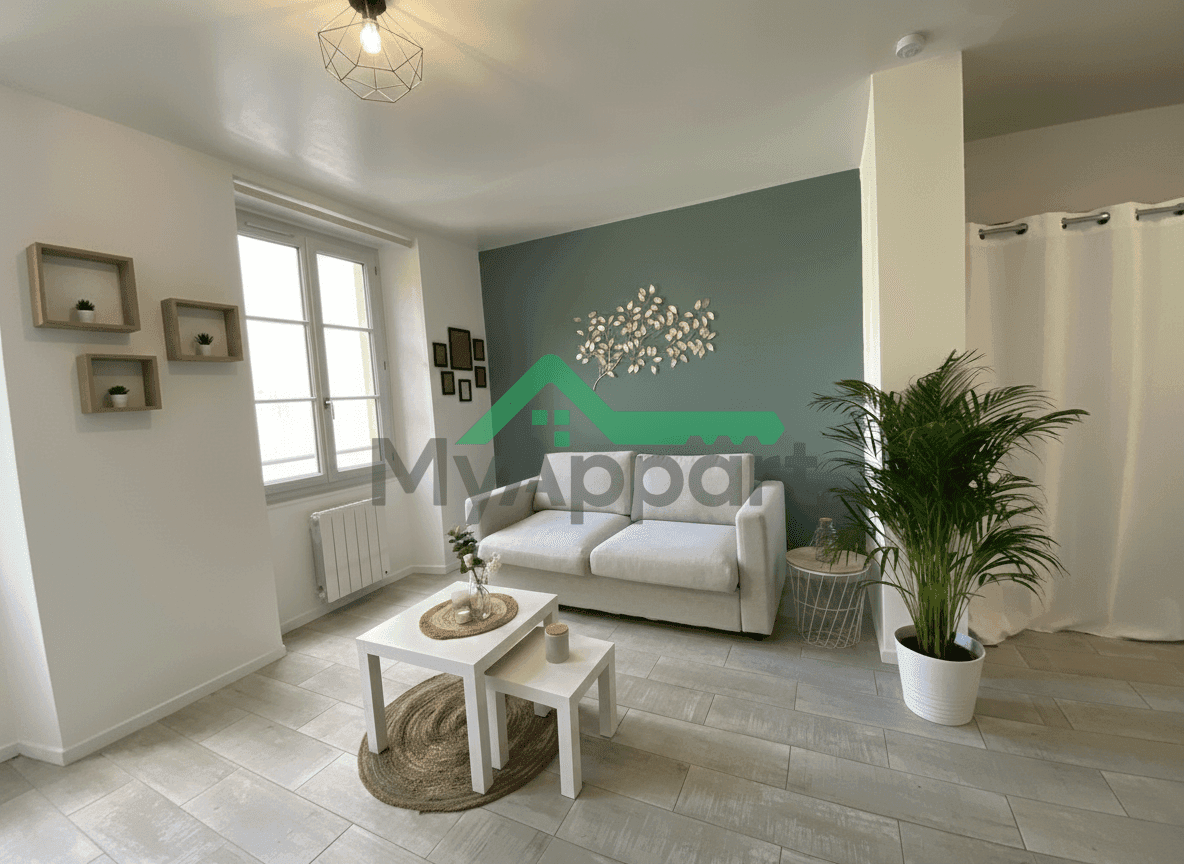 Location studio 25m2 meublé Melun — photo 1