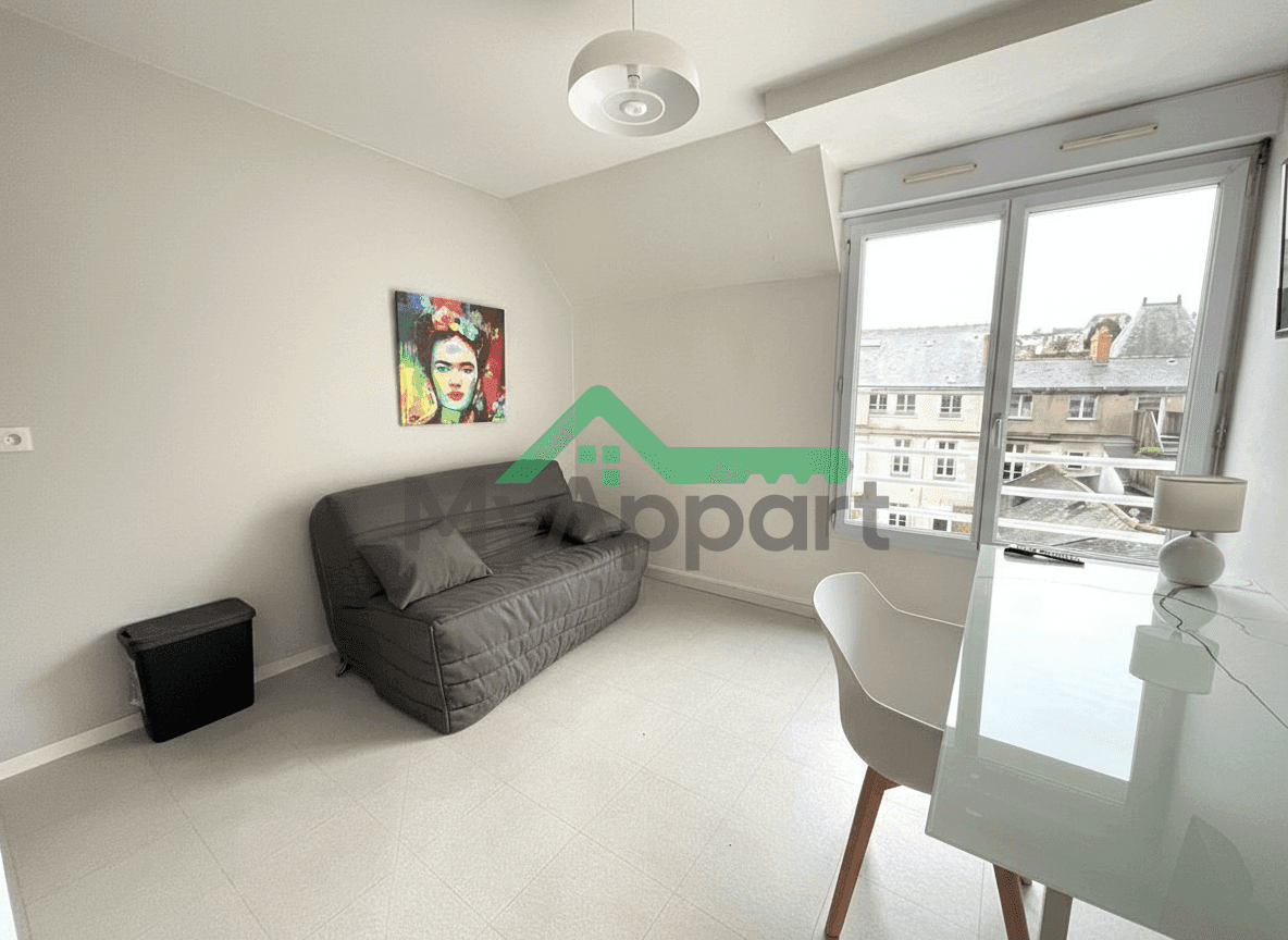 A louer appartement T1 meublé Angers Doutre — photo 1