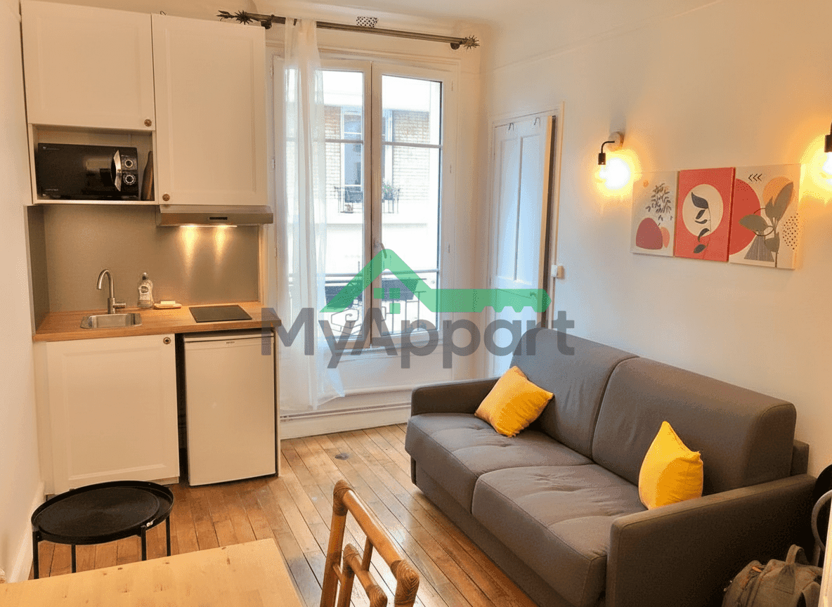 Location Studio proche buttes aux cailles - Bail de 3 mois — photo 1