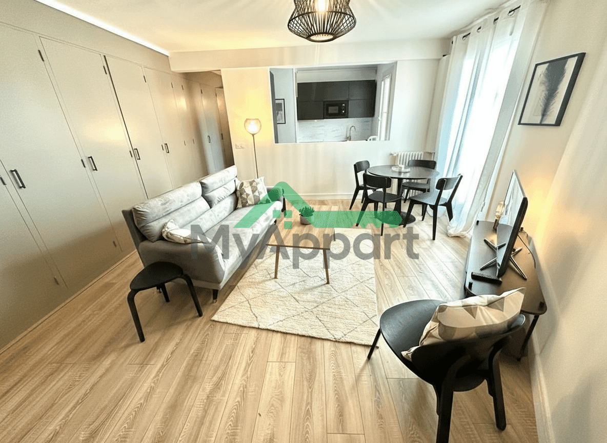 Très beau T2 refait à neuf meublé avec parking — photo 1