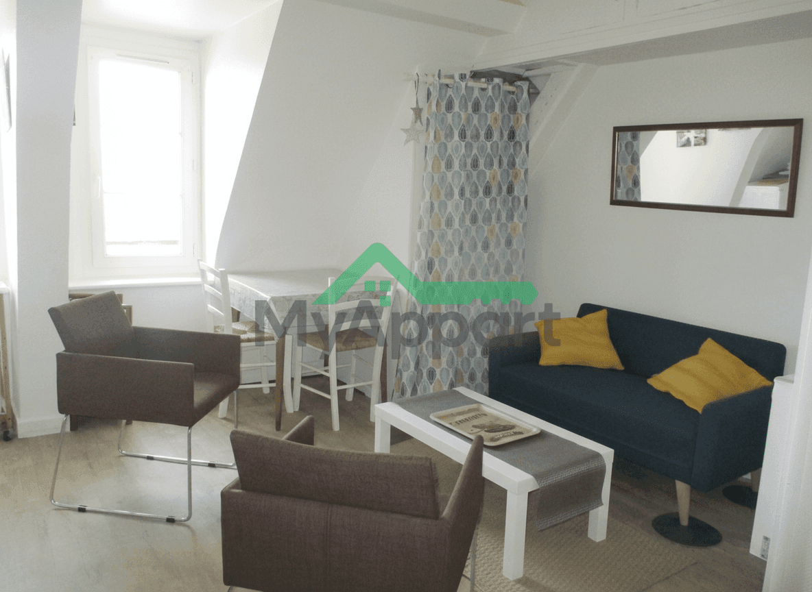 Proche hôpital et zone industrielle de Dieppe appartement meublé 2 pièces 30m² — photo 1