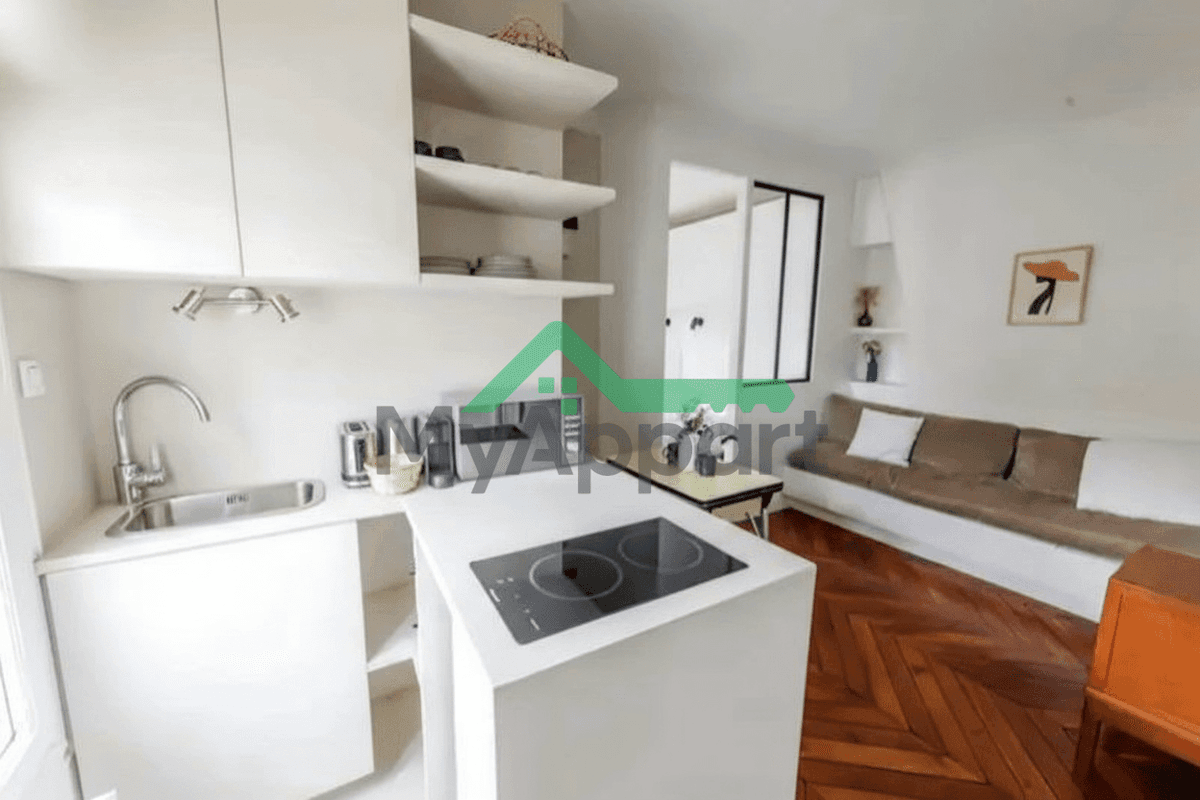 Joli 2 pièces meublé - Paris 6e - 21 m² - Rue de Vaugirard - Bail Mobilité uniquement — photo 1