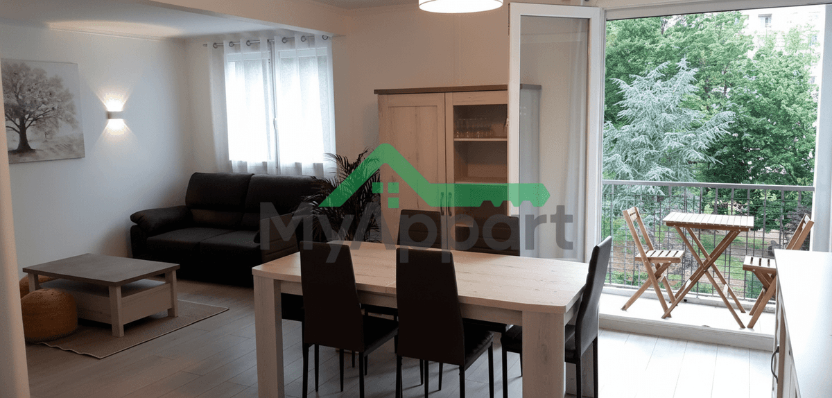 Particulier loue un appartement 3P 64m² en parfait état et meublé — photo 1
