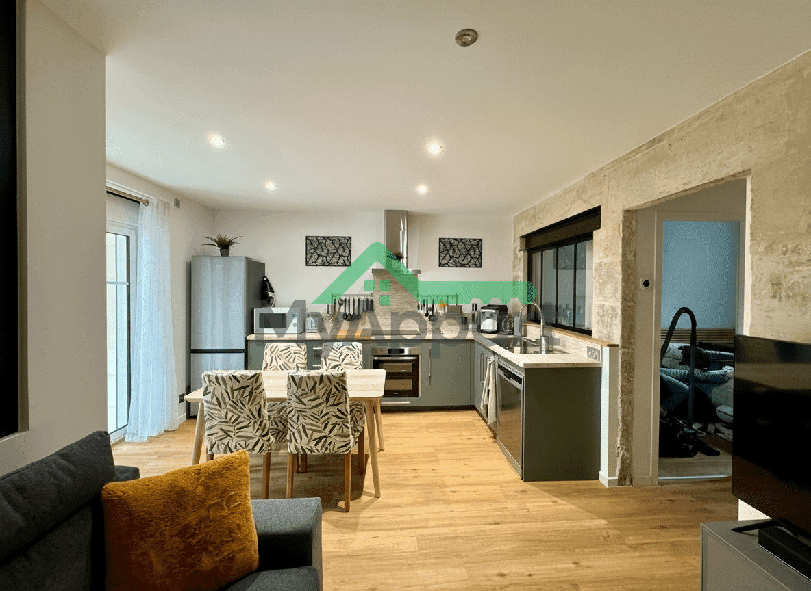Superbe appartement T2 avec jardin refait à neuf entièrement meublé décoré et équipé — photo 1