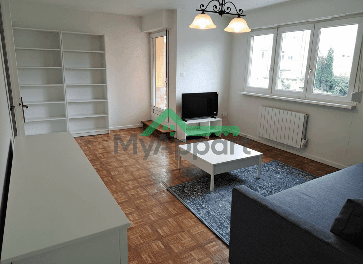 2 pièces meublé + garage Robertsau Sainte-Anne — photo 1