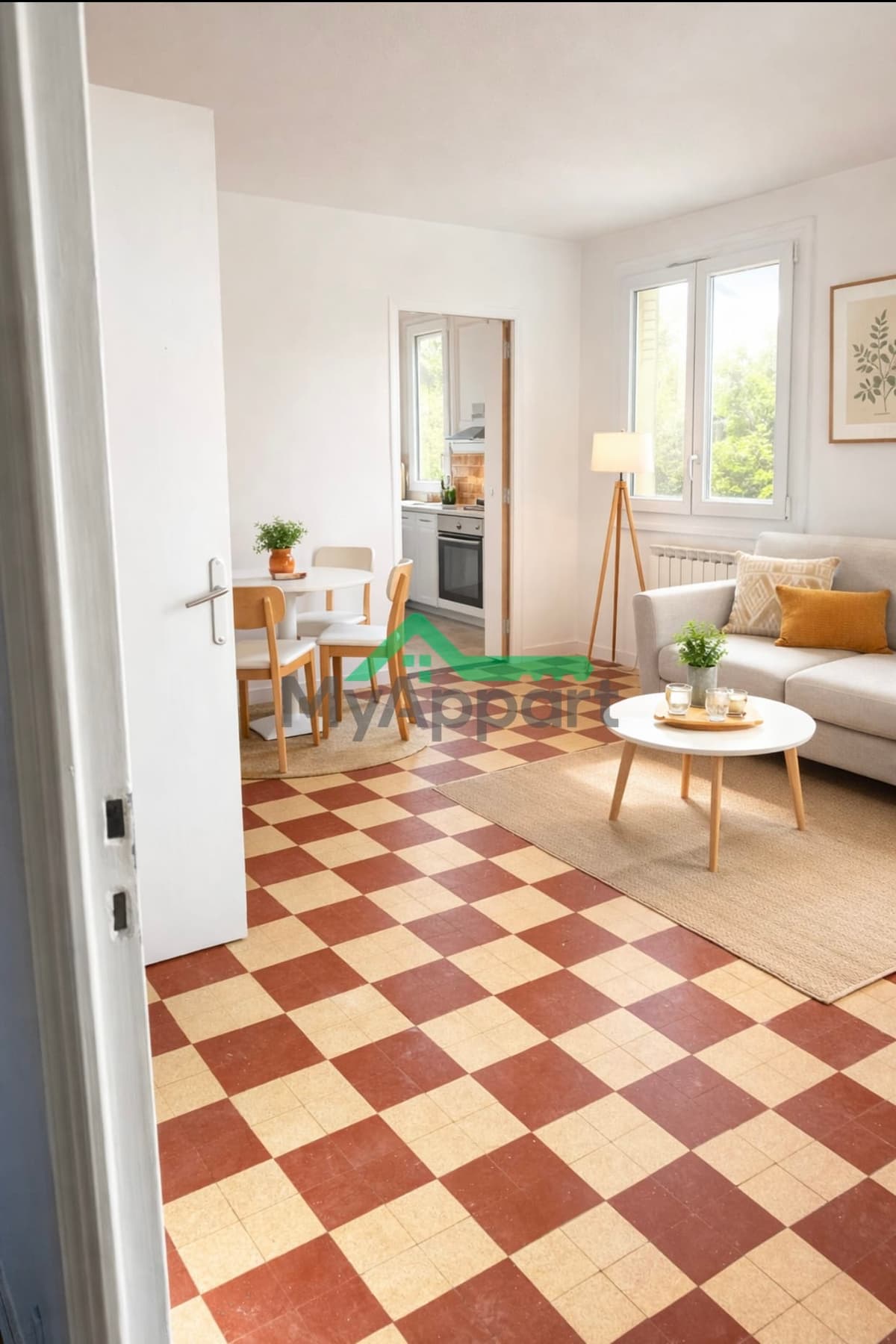 T4 61 m2 avec 2 parkings ascenseur traversant — photo 1