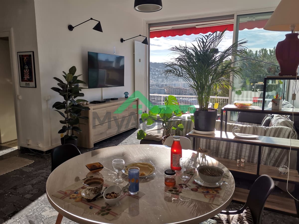 Bel appartement lumineux meublé F3 77 m2 bas Cimiez — photo 1