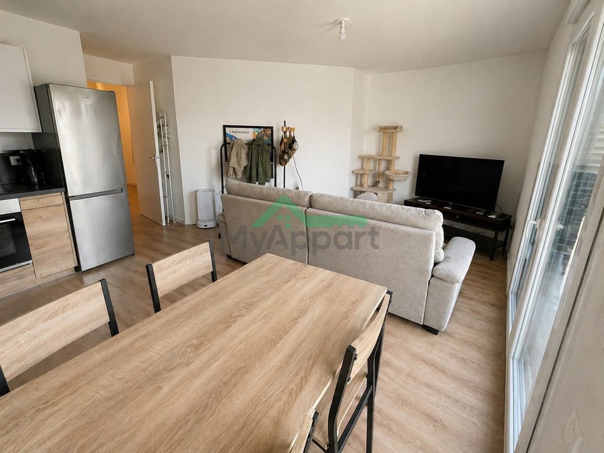 T2 moderne meublé – 43 m² – lumineux avec balcon + parking — photo 1