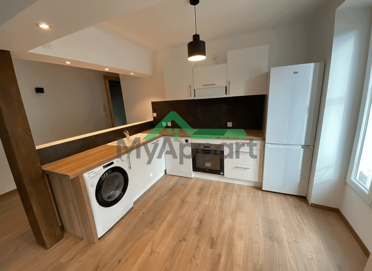 REFAIT A NEUF Appartement T2 meublé proche CEVA et Tram 17 — photo 1